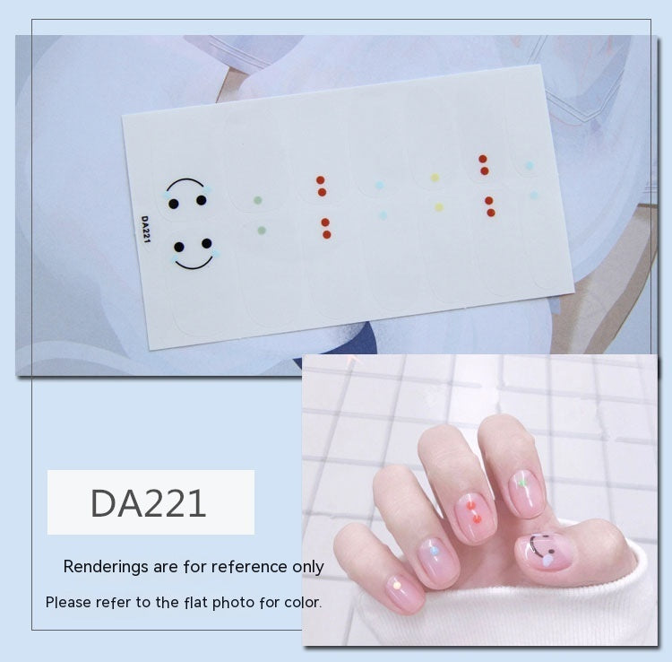 Women's Fashion Simple Nail Sticker