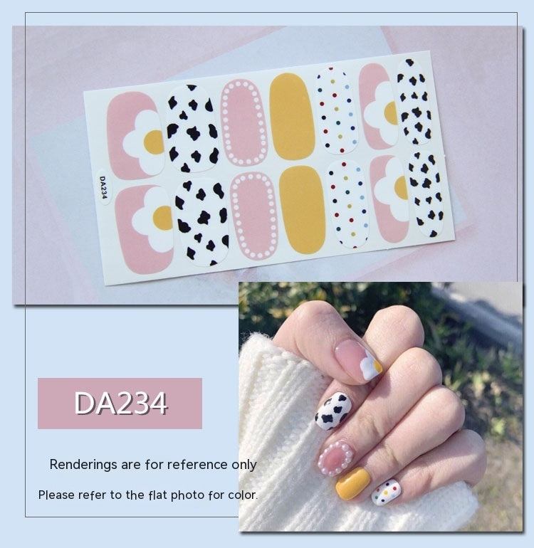 Women's Fashion Simple Nail Sticker