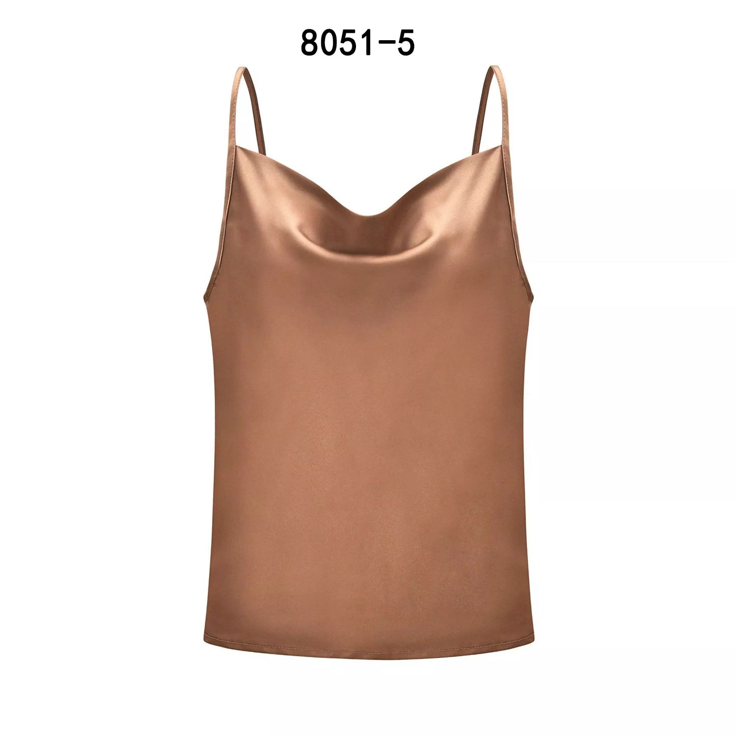 2022 Cross-border European and American foreign trade solid color camisole vest women's outer wear camisole women's tops Amazon women's clothing