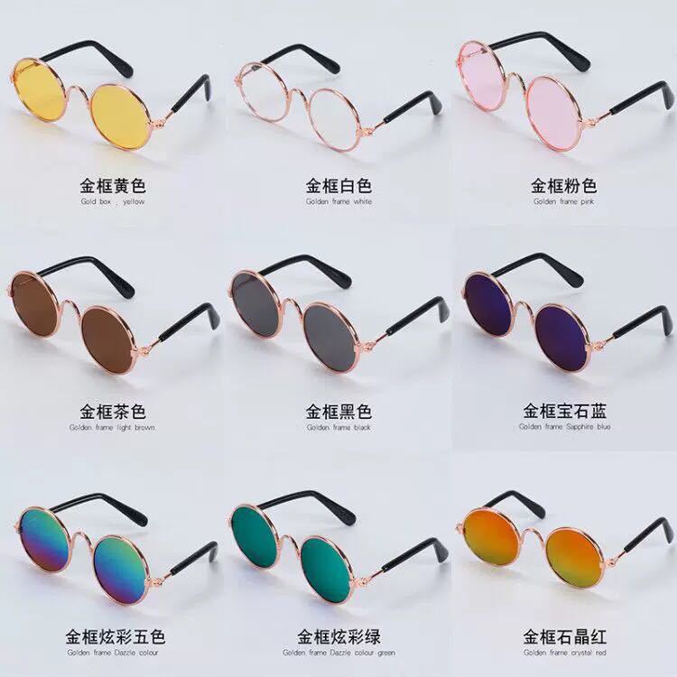 2021 factory direct selling dog cat pet glasses creative trendy toy sunglasses