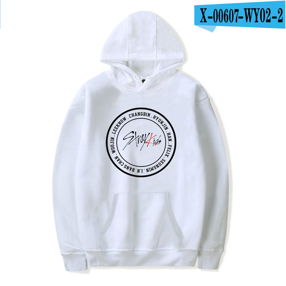 2019 new Korean men's group stray kids Korean version trend hooded sweaters for men and women