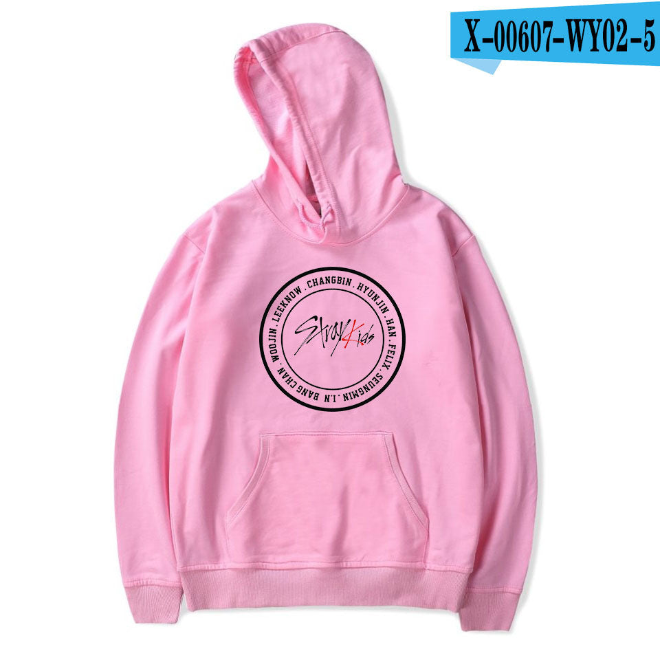 2019 new Korean men's group stray kids Korean version trend hooded sweaters for men and women