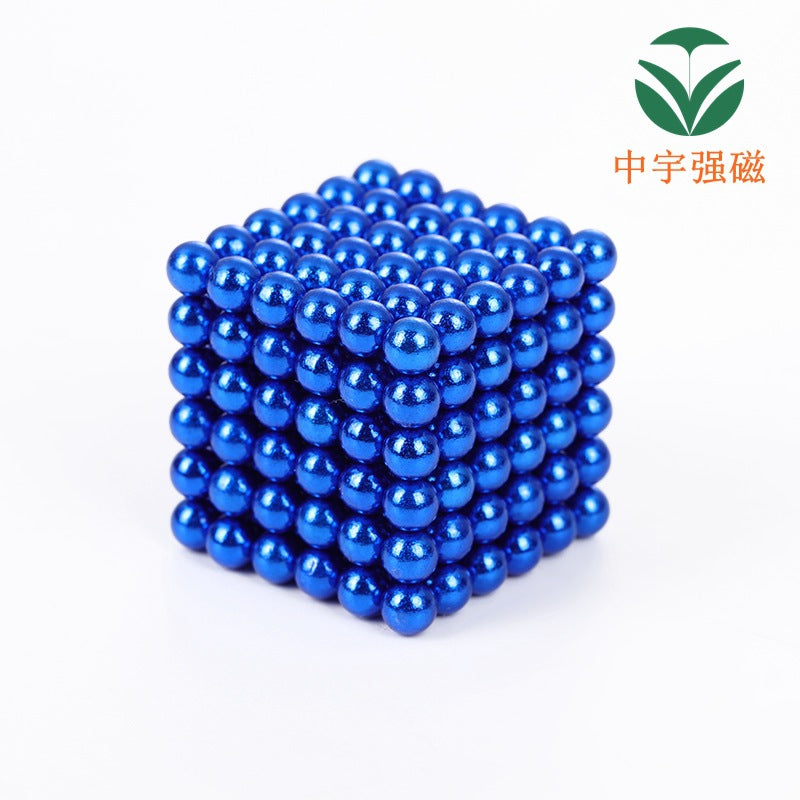 5mm216pcs Color Magnetic Ball Bucky Ball Magnetic Ball Magnetic Rubik's Cube Jigsaw Toy Factory Outlet Color