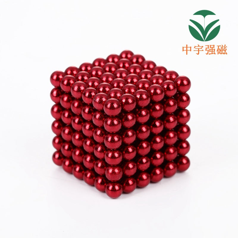 5mm216pcs Color Magnetic Ball Bucky Ball Magnetic Ball Magnetic Rubik's Cube Jigsaw Toy Factory Outlet Color