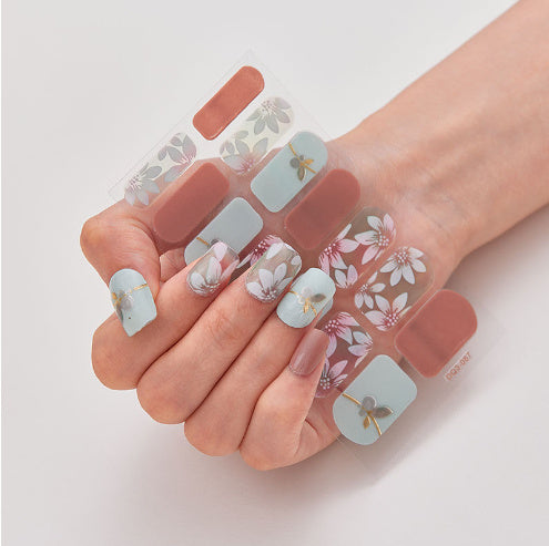 3d Laser Bronzing Craft Nail Applique Nail Sticker