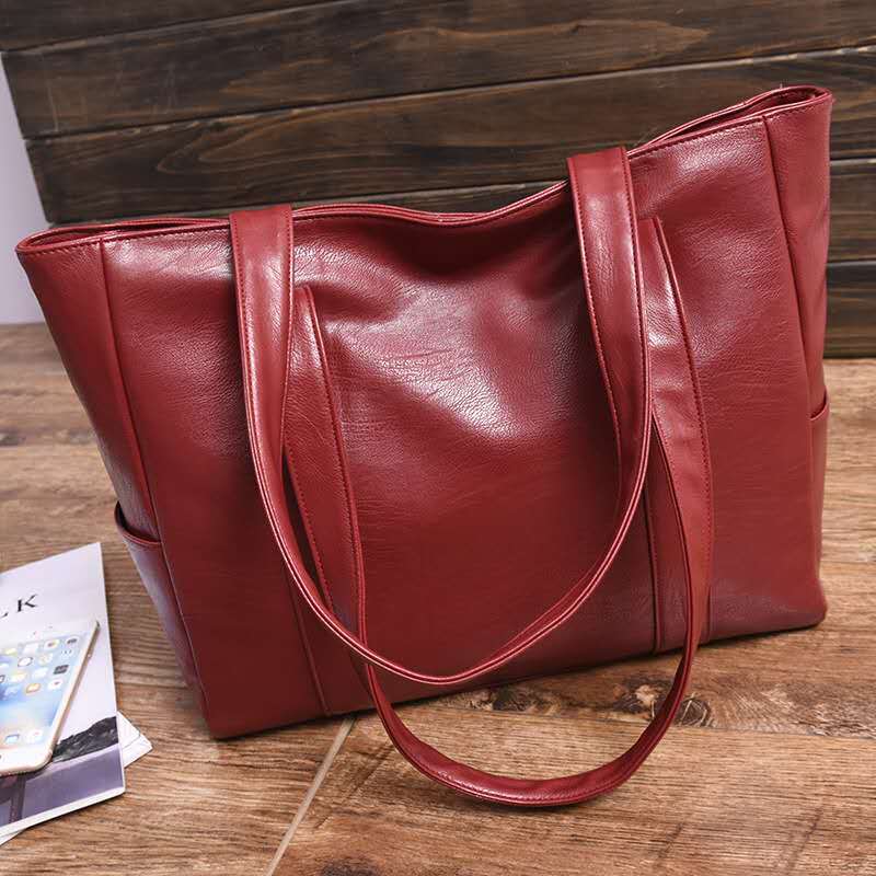 2020 cross-border women's bags new fashion large-capacity pu shoulder bag casual messenger bag mother bag