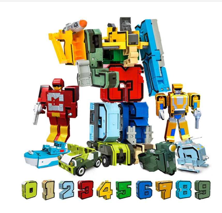 Alphanumeric Deformation Children's Toys Wholesale King Kong Autobot Fit Assembled Toy Robot Boy Puzzle