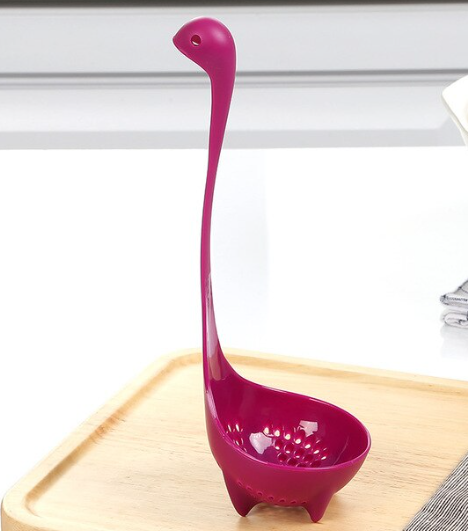 Yunfeng Loch Ness monster soup spoon noodle spoon Mama colander Baby tea maker tea filter creative kitchen