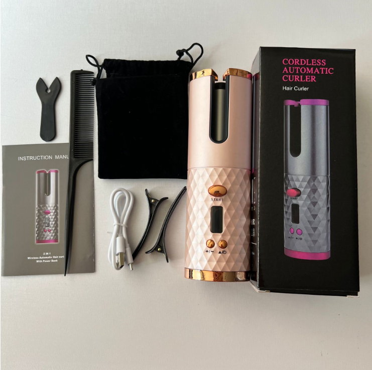 Wireless charging curling iron cross-border automatic curling artifact USB charging lazy portable home curling iron