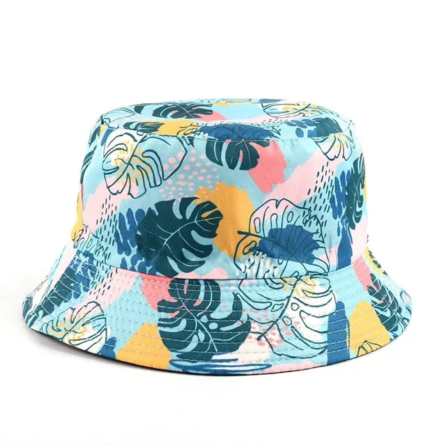 2023 spring and summer new sun protection sun hat vacation leisure all-match travel beach basin hat flamingo fisherman hat women