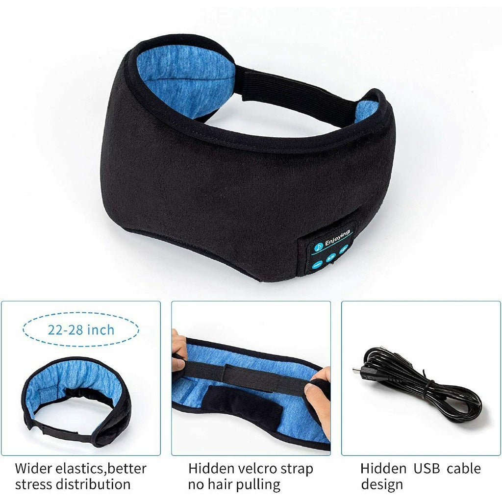 5.0 Bluetooth music eye mask, wireless smart blackout eye mask, answer calls, wireless sleep eye mask, cross-border explosion