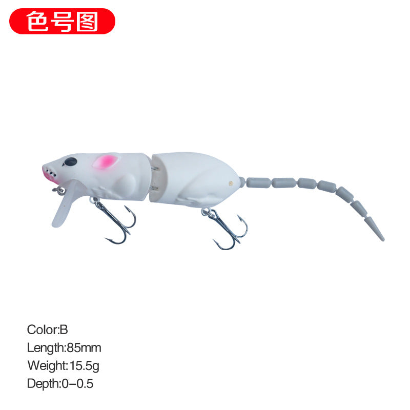 15.5g/15.5cm luya bait mouse bionic broken section long throw pencil mino cocked mouth artificial bait fake bait 9008