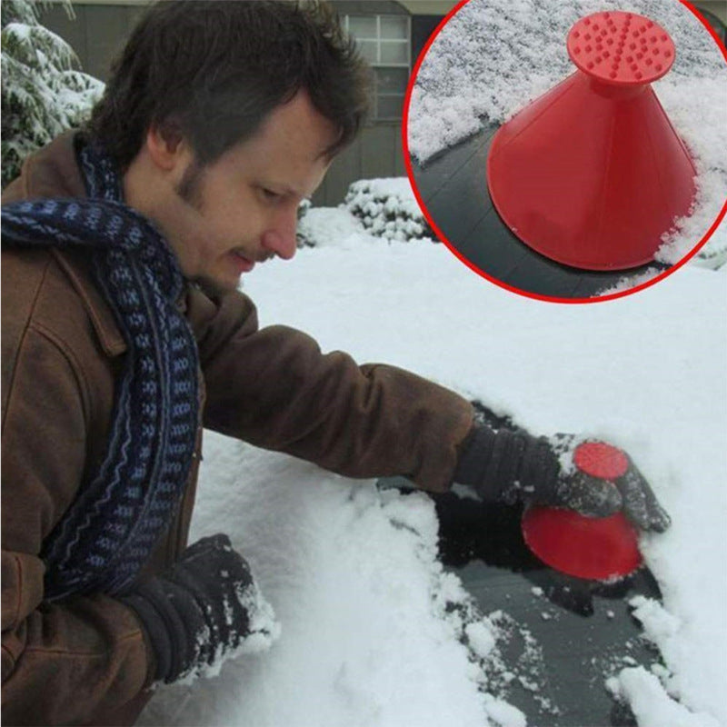 Windshield Snow Removal Cone Deicing Tool Snow Removal Tool Car Snow Scraper Ice Scraper