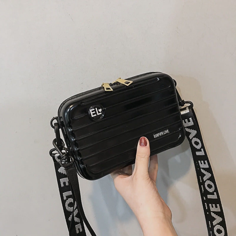 2019 trendy new fashion mini suitcase bag small square all-match single shoulder Messenger box bag personalized small bag