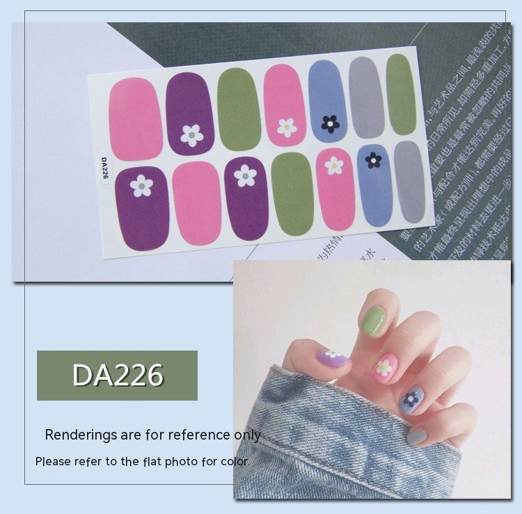 Women's Fashion Simple Nail Sticker