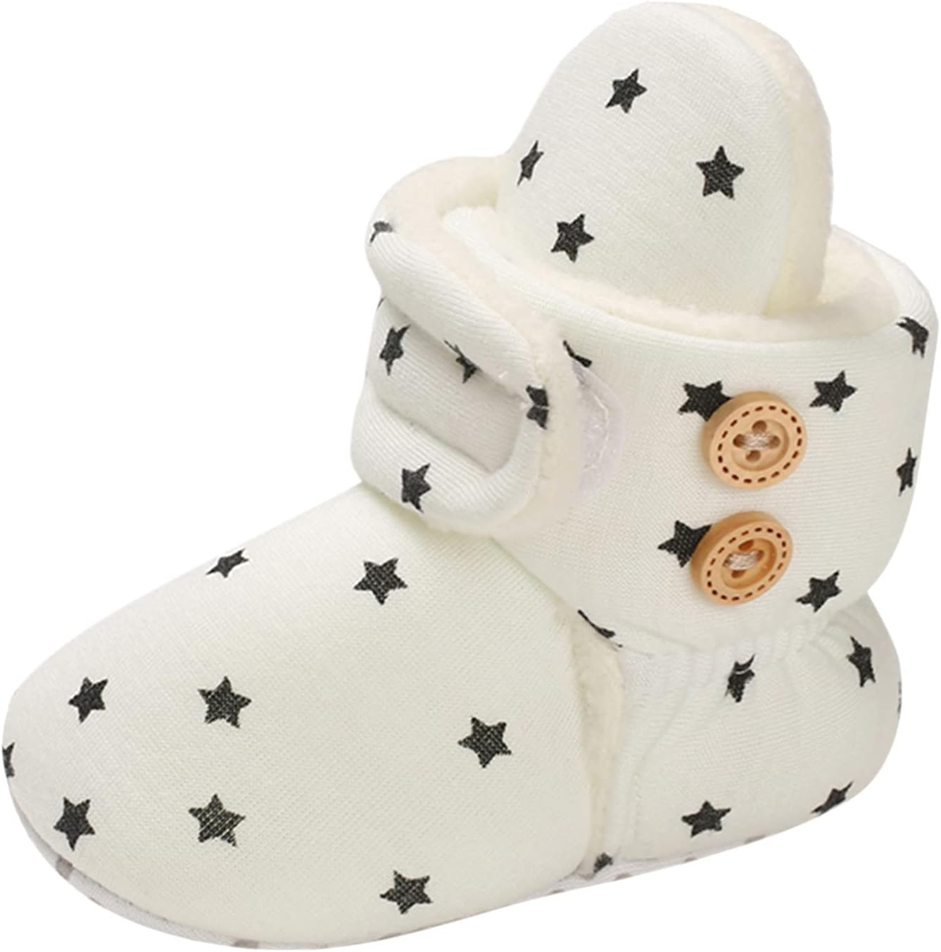 Winter baby cotton shoes high-top shoes 0-1 years old cute winter shoes thickened warm toddler shoes plus velvet baby shoes