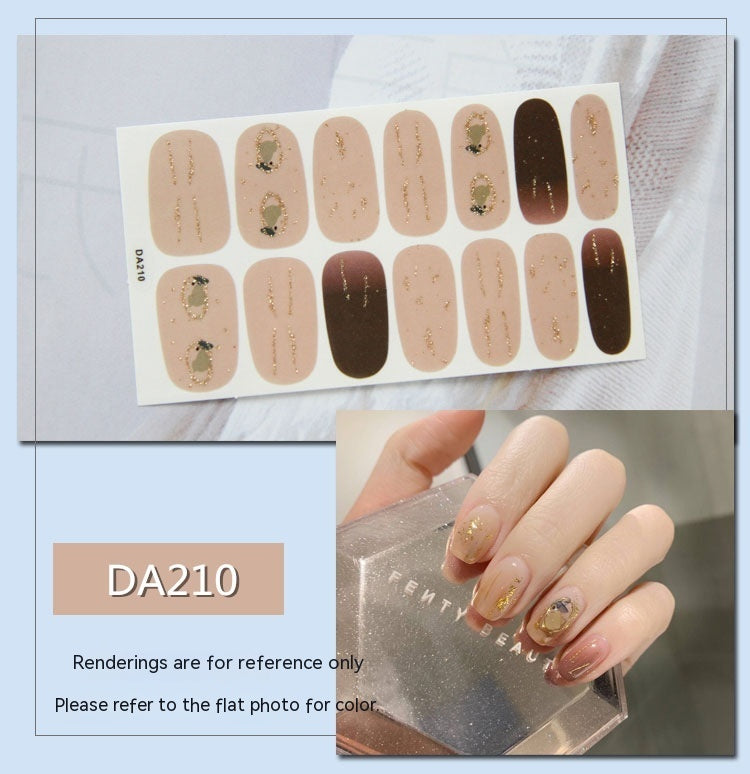 Women's Fashion Simple Nail Sticker