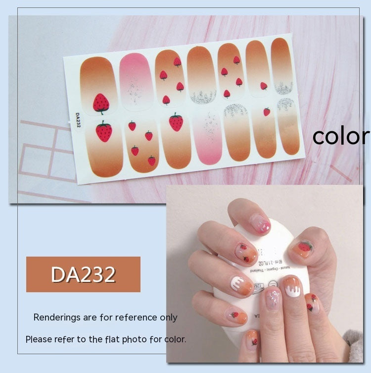 Women's Fashion Simple Nail Sticker