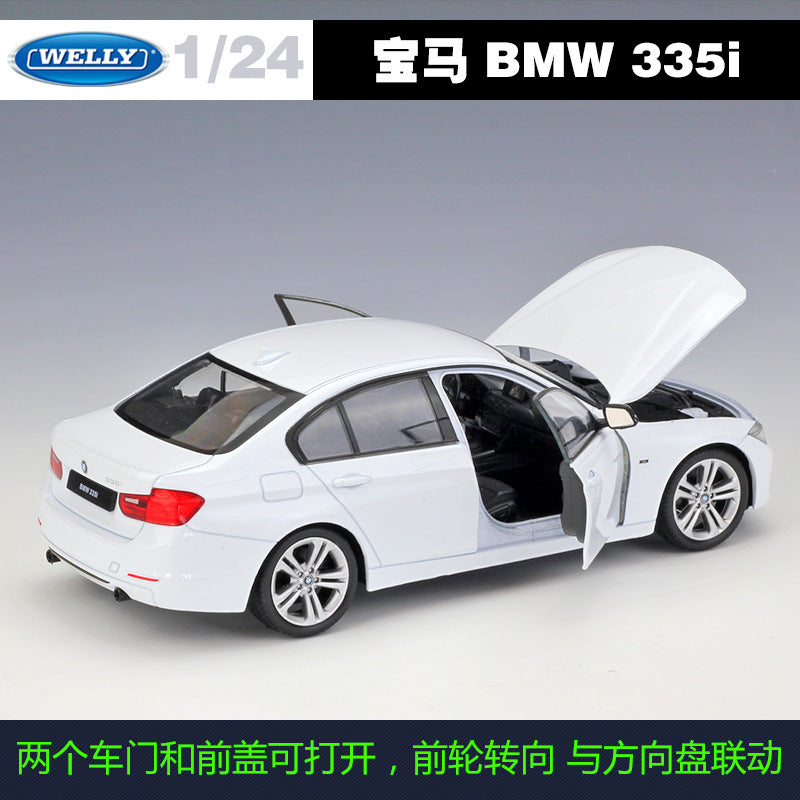 WELLY 1:24 BMW BMW three series sedan 335i alloy car model collection gift