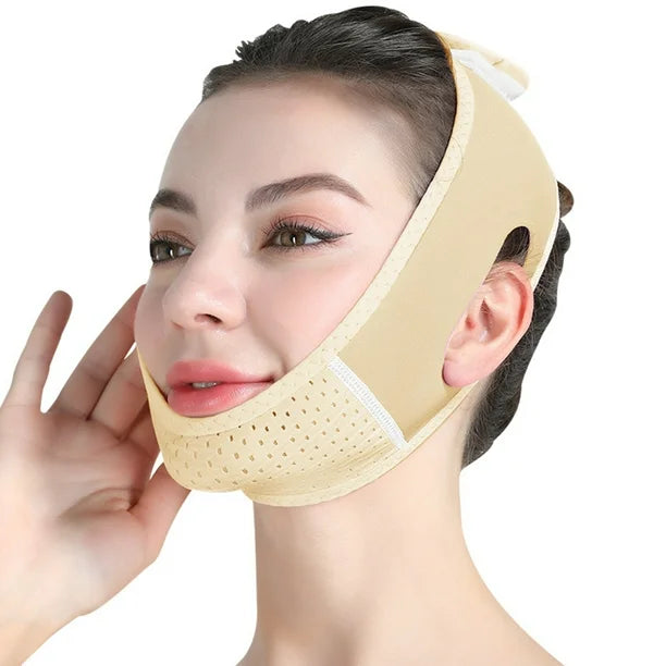 Zipper bag packaging  face-lifting bandage Facial physical lifting mask Remove double chin, masseter muscle and nasolabial folds