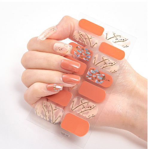 3d Laser Bronzing Craft Nail Applique Nail Sticker