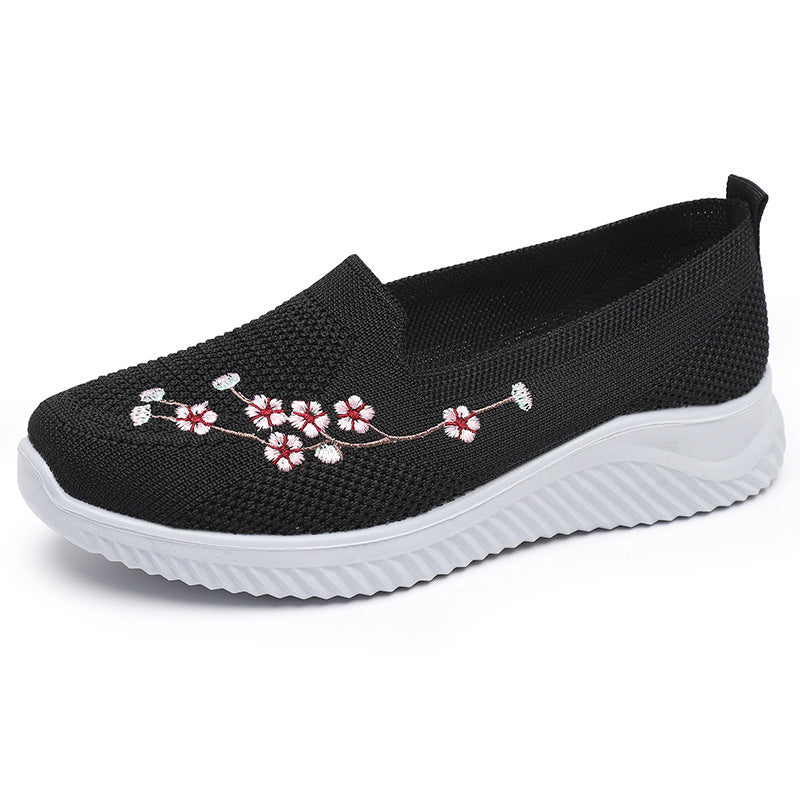 2022 new summer and autumn walking shoes for women old Beijing cloth shoes for women soft-soled casual shoes for middle-aged and elderly mothers sports shoes