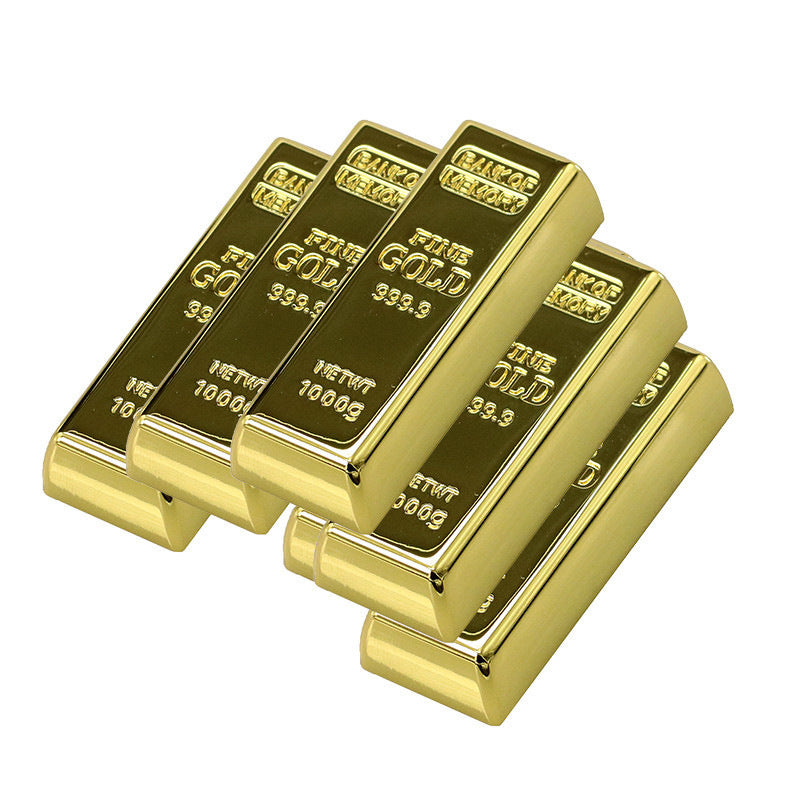 3.0 Gold Bar USB Flash Drive Gold Brick Creative Simulation Gold 64g Corporate Business Personalized Gold Gift USB Flash Drive 8G