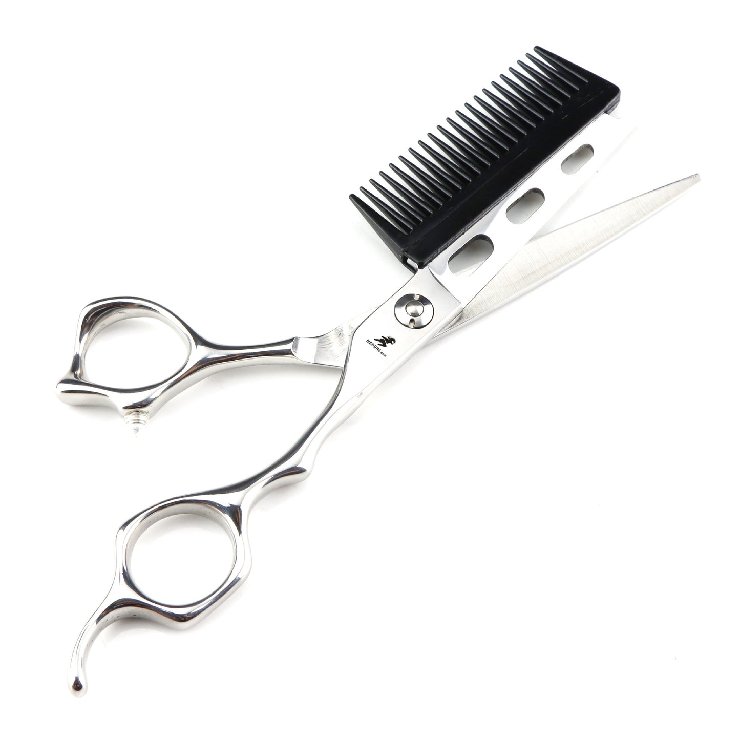 6.0 inch hairdressing scissors with comb personality hairdressing scissors barber scissors flat scissors bangs scissors