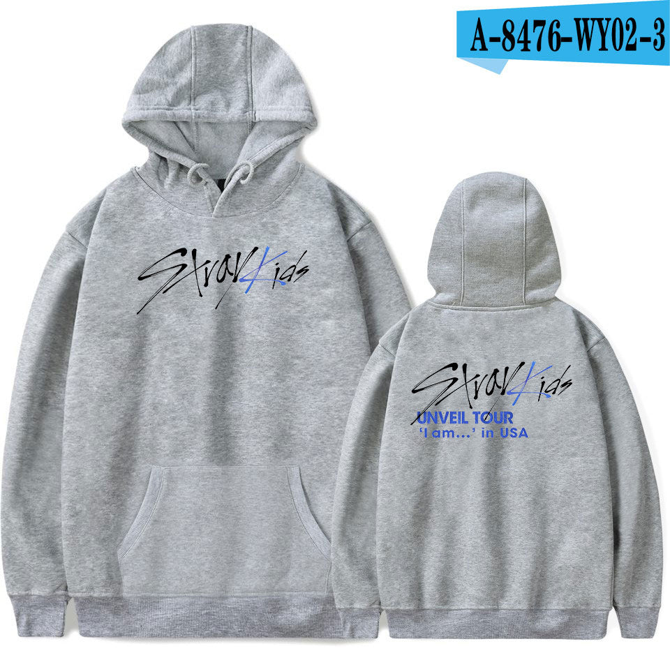 2019 new Korean men's group stray kids Korean version trend hooded sweaters for men and women