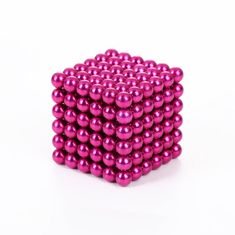 5mm216pcs Color Magnetic Ball Bucky Ball Magnetic Ball Magnetic Rubik's Cube Jigsaw Toy Factory Outlet Color