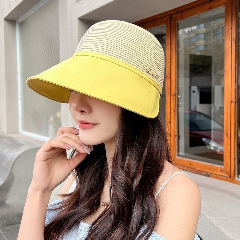 2023 hot style fashion summer women's summer sunshade sunscreen duck tongue all-match anti-ultraviolet large brim sun hat trendy wholesale