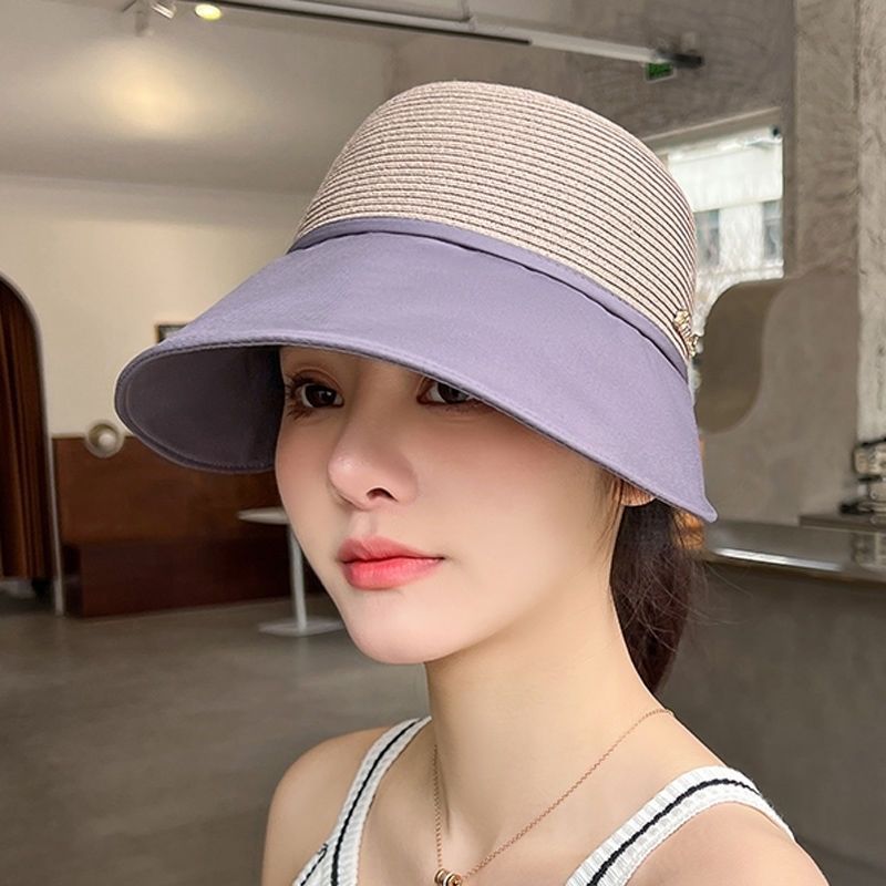 2023 hot style fashion summer women's summer sunshade sunscreen duck tongue all-match anti-ultraviolet large brim sun hat trendy wholesale