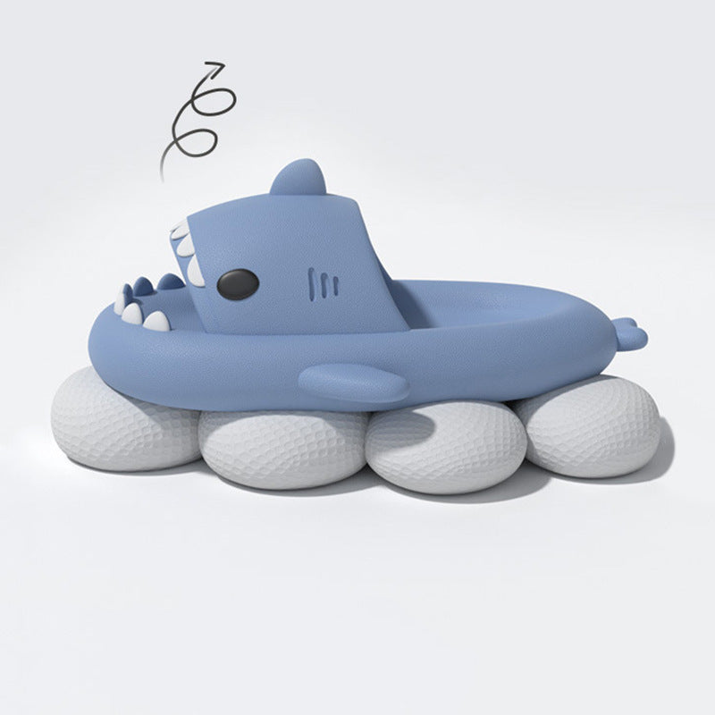 4 cm cartoon shark slippers for child