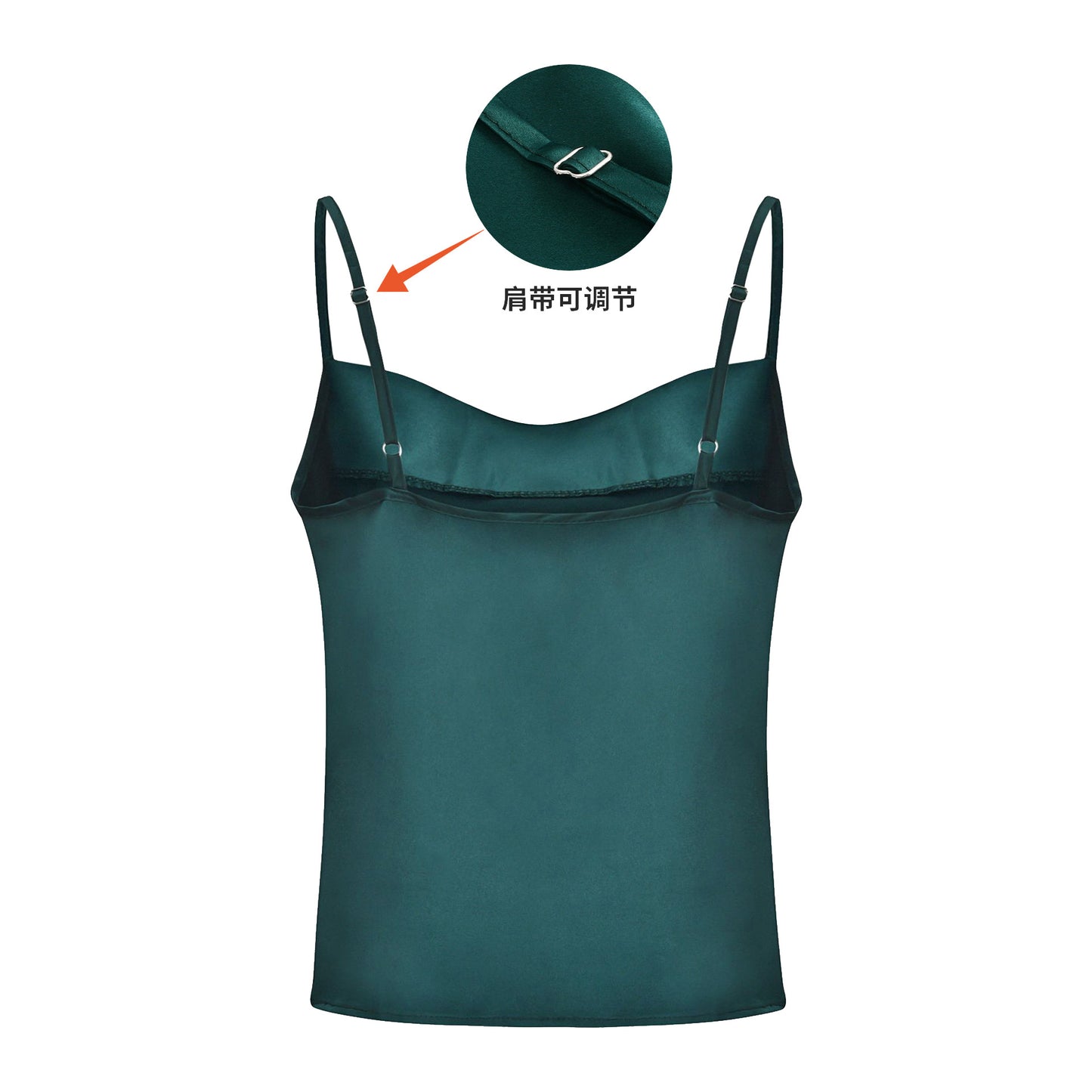 2022 Cross-border European and American foreign trade solid color camisole vest women's outer wear camisole women's tops Amazon women's clothing