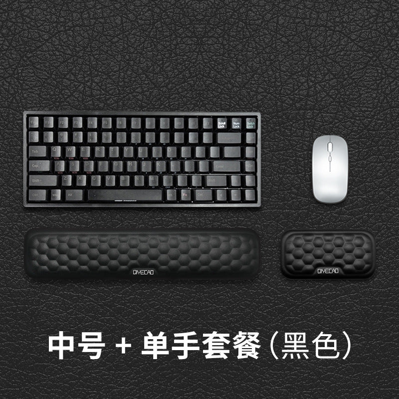 Wholesale wrist mouse pad memory foam wrist pad keyboard hand rest foam silicone office desk mouse wrist rest