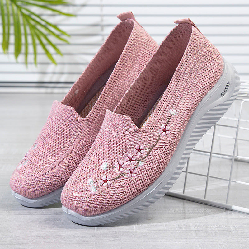 2022 new summer and autumn walking shoes for women old Beijing cloth shoes for women soft-soled casual shoes for middle-aged and elderly mothers sports shoes