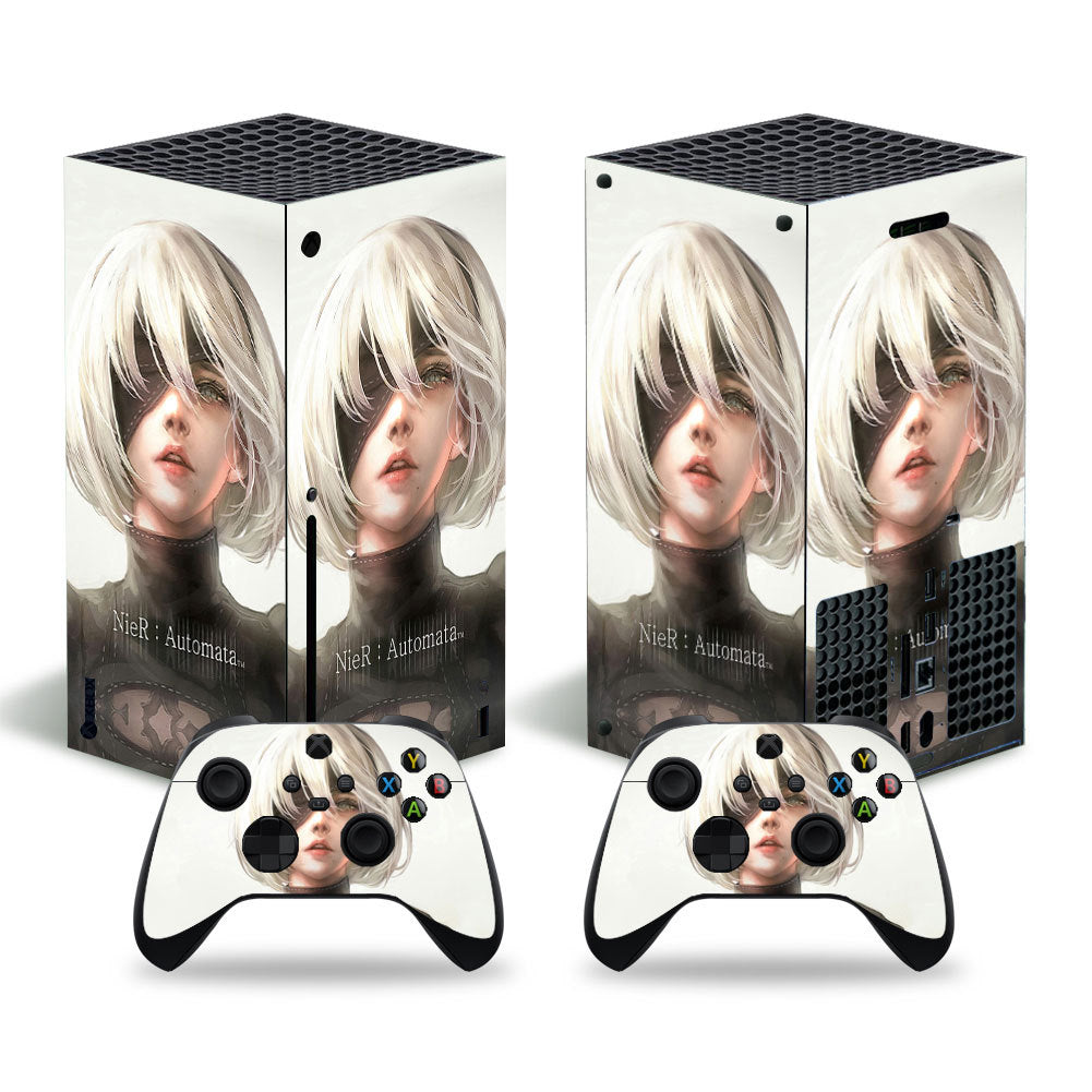 XBOX SERIES X game console full body sticker PVC material no bubble air guide slot cartoon animation