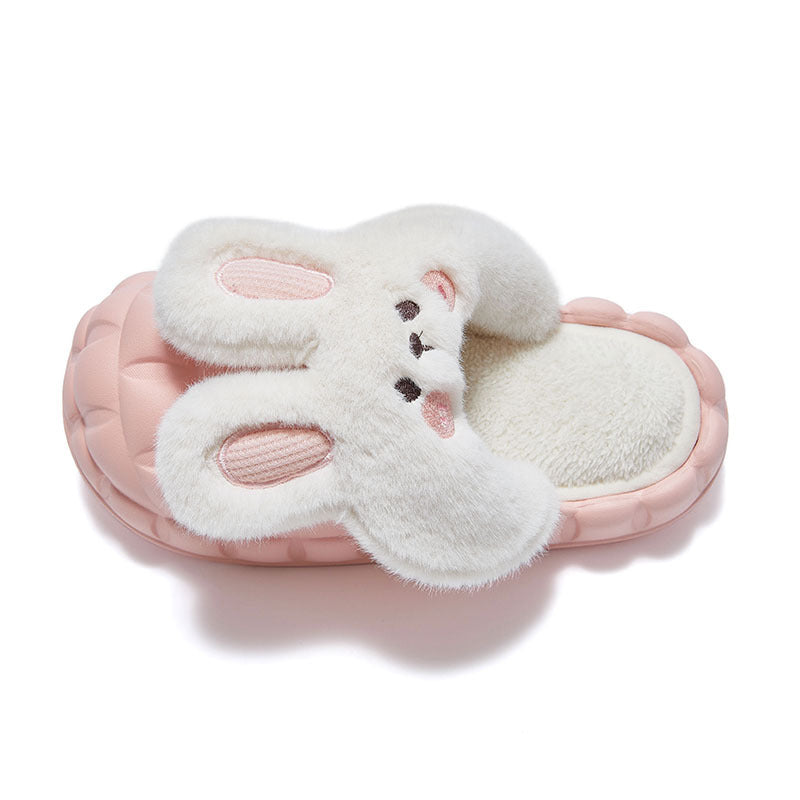 2022 autumn and winter new products cute cartoon rabbit men and women couples indoor and outdoor wear winter waterproof home slippers