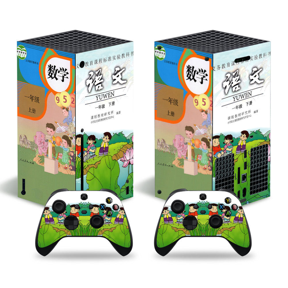 XBOX SERIES X game console full body sticker PVC material no bubble air guide slot cartoon animation