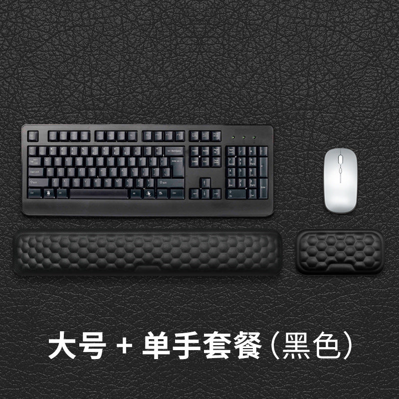 Wholesale wrist mouse pad memory foam wrist pad keyboard hand rest foam silicone office desk mouse wrist rest