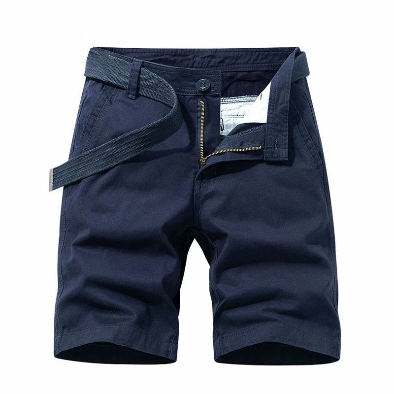 Wholesale summer trend men's five-point pants men's workwear casual shorts color washed beach pants 5