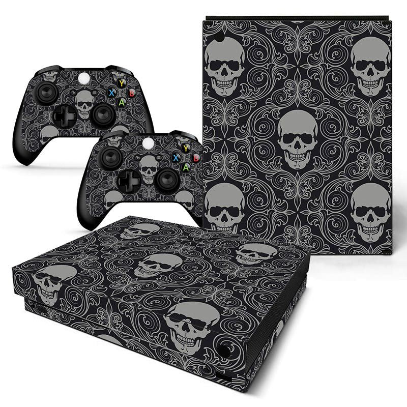 XBOX ONE X sticker game console handle host protective cover middle shell sticker side skull