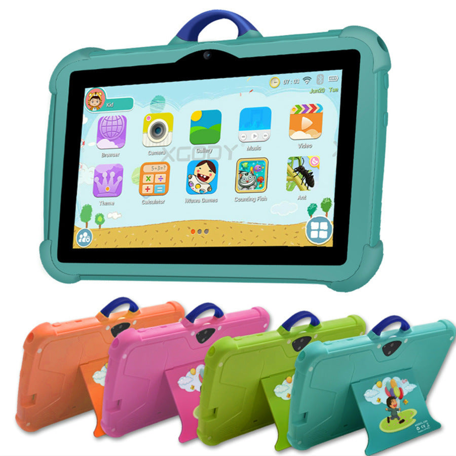 7-inch children's tablet smart learning machine learning early education Android tablet tutoring machine cross-border factory wholesale