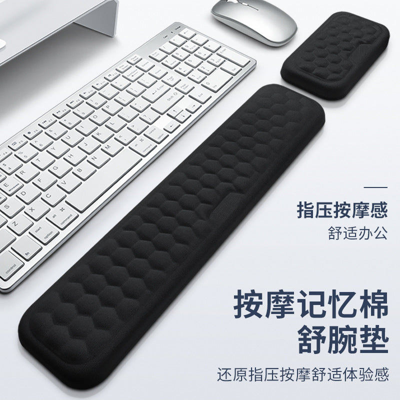 Wholesale wrist mouse pad memory foam wrist pad keyboard hand rest foam silicone office desk mouse wrist rest