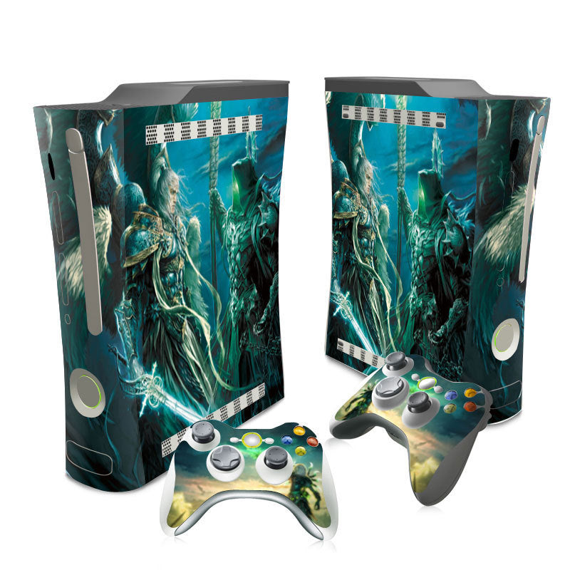 XBOX 360 Fat thick machine game console sticker cartoon protective film body sticker handle sticker skin