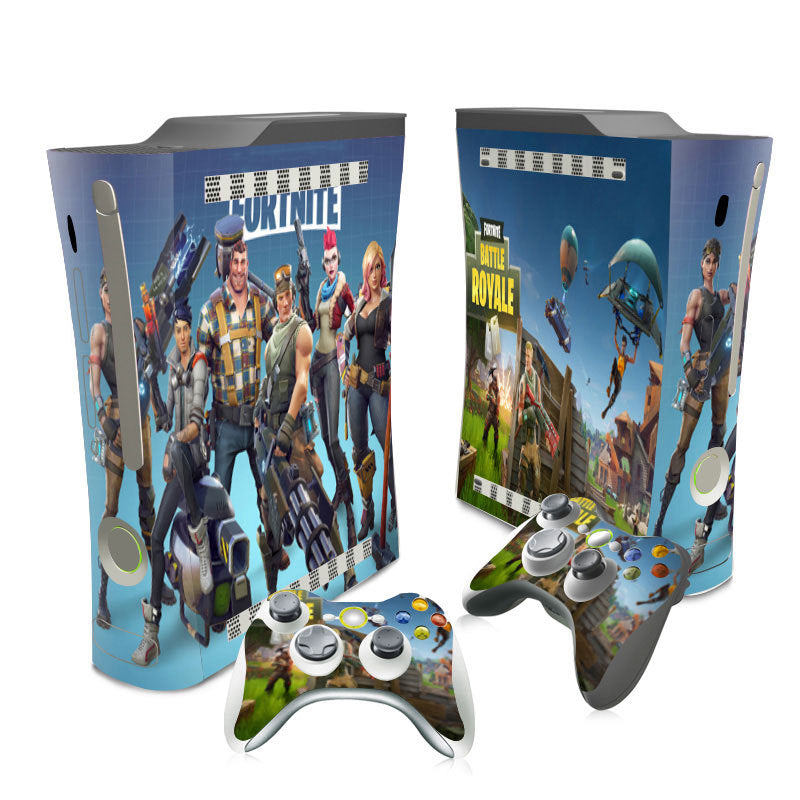 XBOX 360 Fat thick machine game console sticker cartoon protective film body sticker handle sticker skin