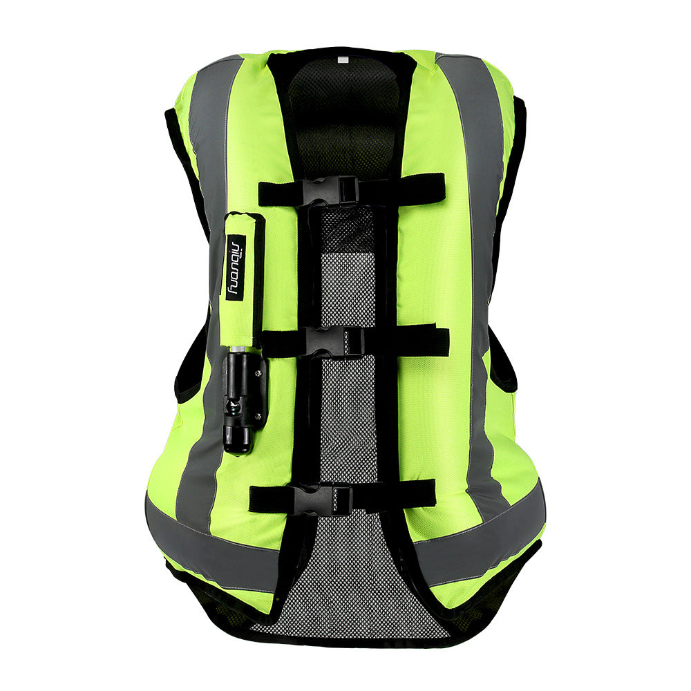 Airbag clothing ring Qiu new second-generation safety vest protective vest anti-fall wear-resistant motorcycle inflatable cycling suit