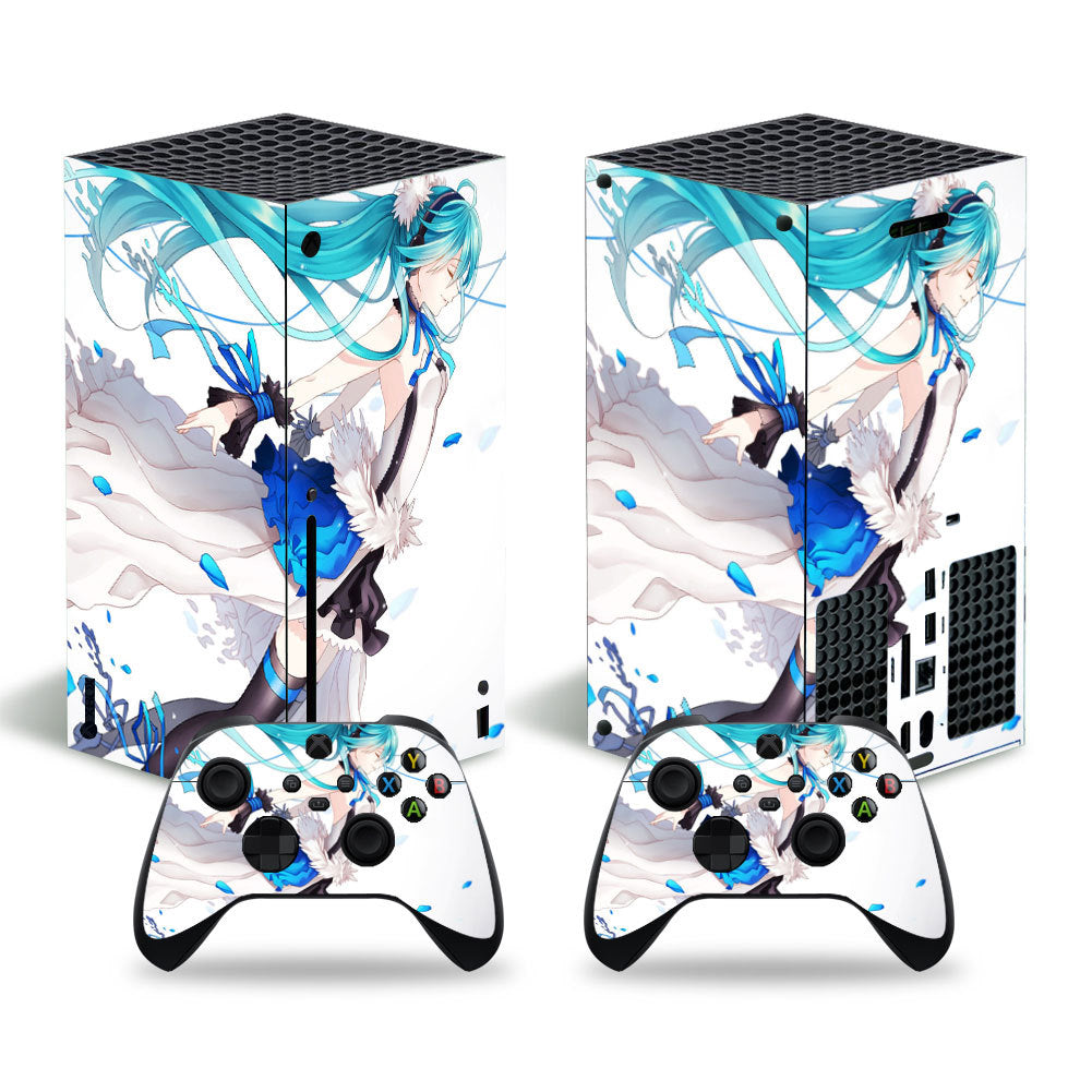 XBOX SERIES X game console full body sticker PVC material no bubble air guide slot cartoon animation