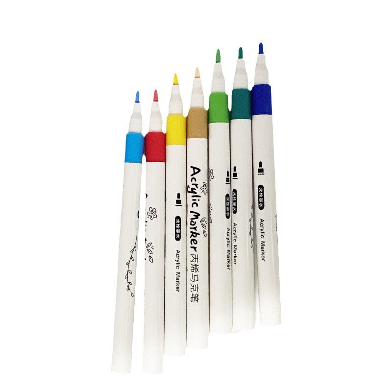 Acrylic marker pen set 24/36 colors student DIY painting art waterproof painting water-based acrylic marker pen