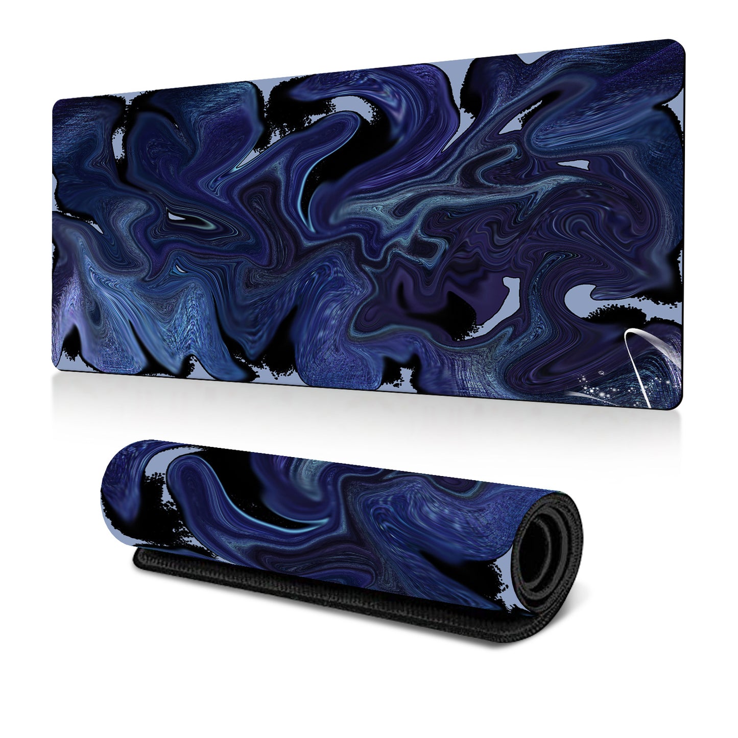 Amazon Abstract Corrugated Mouse Pad Large Heat Transfer Desk Pad Abstract Fluid Art Design Factory Direct